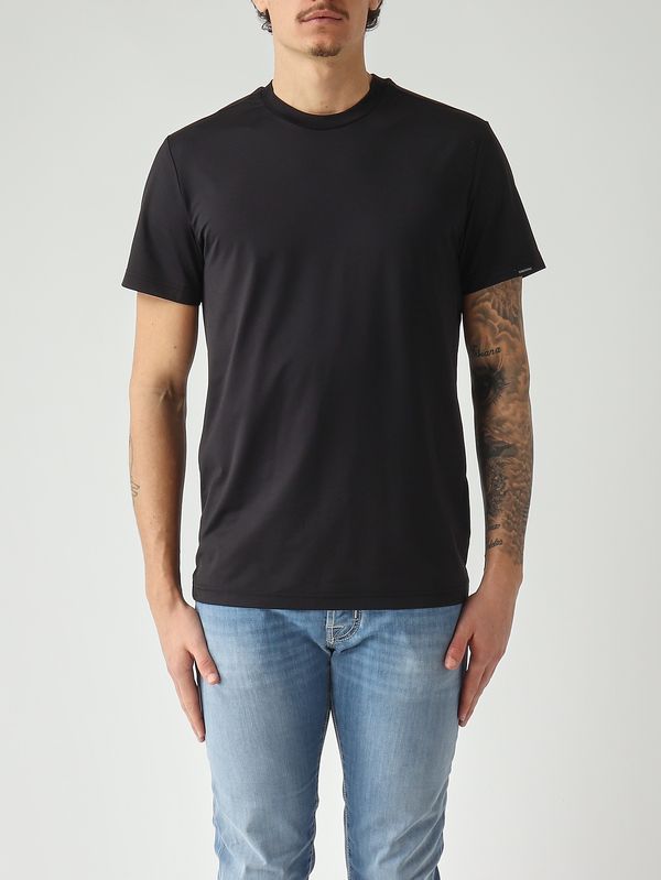 Herren-T-Shirt aus Stretch-Nylon Schwarz Colmar