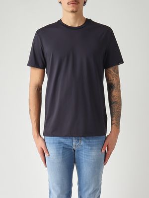 1. Men's stretch nylon T-shirt Navy