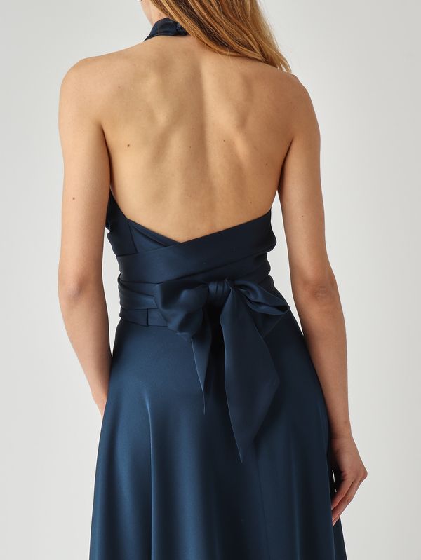 7. Damen-Cappuccio aus satiniertem Stoff Ottanio Giada Curti gcr26ta165