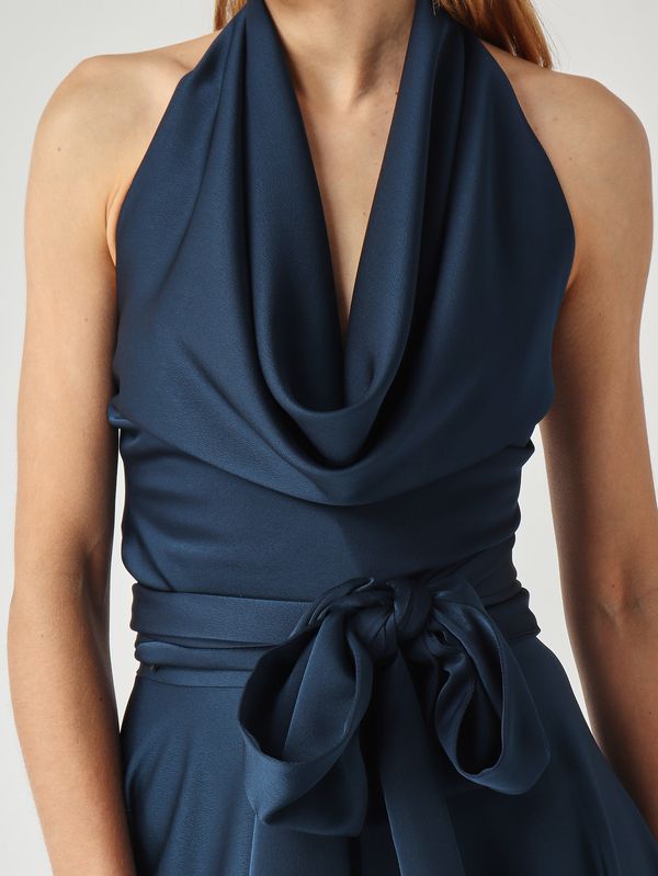 6. Damen-Cappuccio aus satiniertem Stoff Ottanio Giada Curti gcr26ta165
