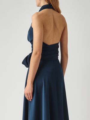 5. Damen-Cappuccio aus satiniertem Stoff Ottanio