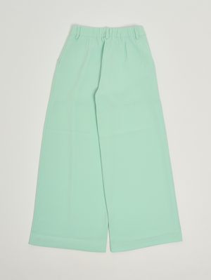 2. Girls' crepe trousers Green