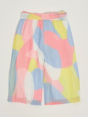 2. Pantalone bambina in georgette Multicolor