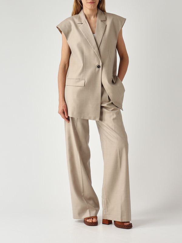 2. Taylor women's wool and silk blend vest Sand Nine in the morning tay17