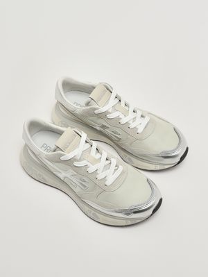2. Damen-Sneaker Lauryn 7484 aus Leder und Mesh Eis