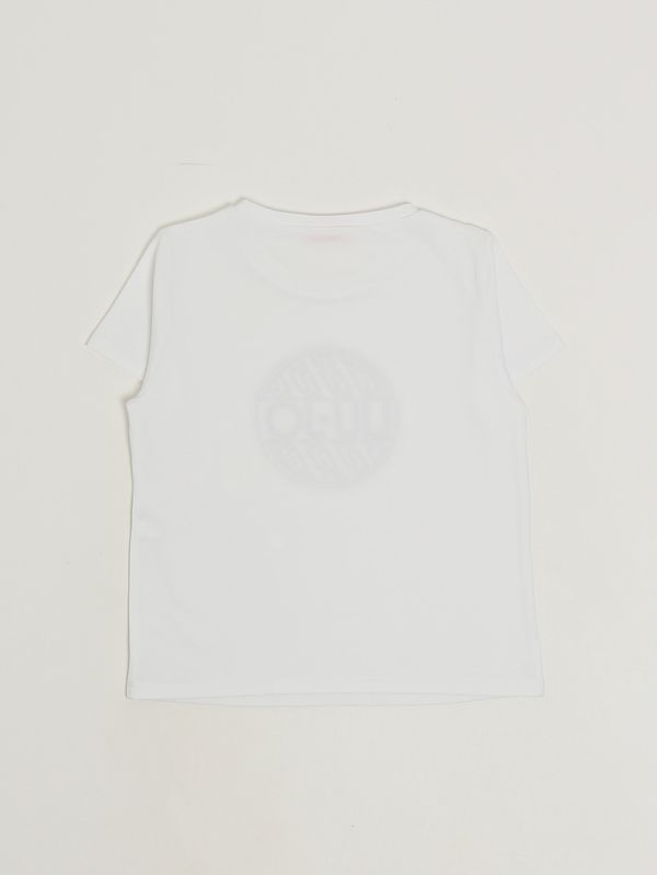 2. Baumwoll-T-Shirt für Mädchen Weiß Liu Jo ga6156js003