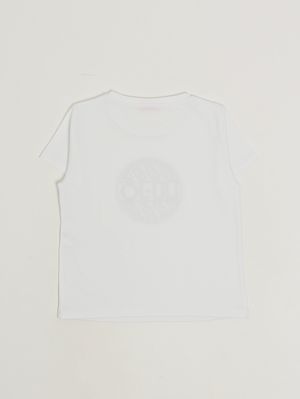 2. T-shirt en coton pour fille Blanc