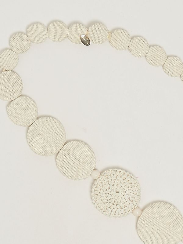 2. Cindy women's raffia necklace Butter Liviana Conti a6sj58