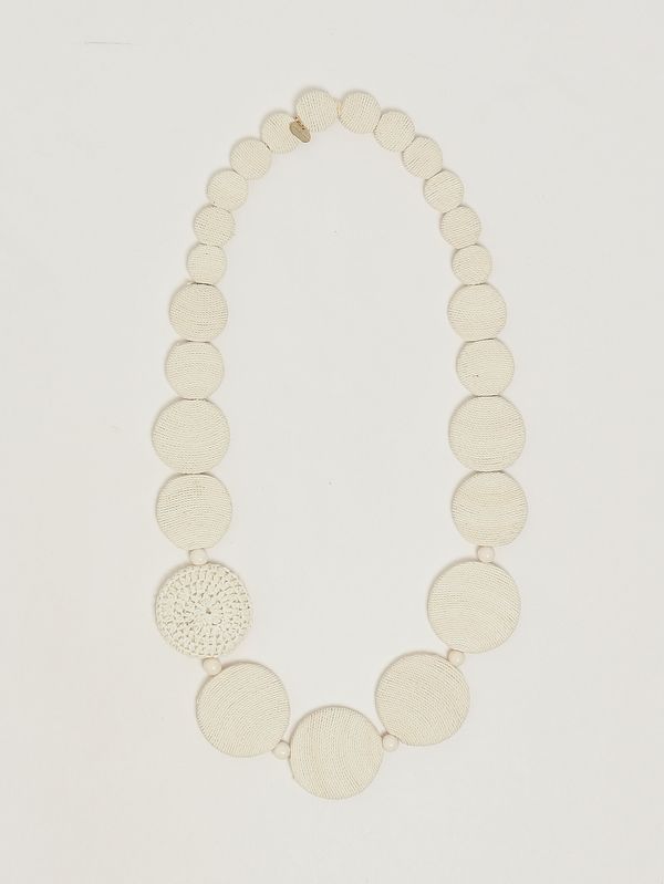 1. Cindy women's raffia necklace Butter Liviana Conti a6sj58
