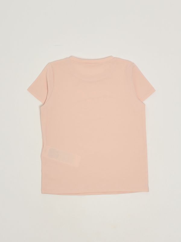 2. Mädchen-T-Shirt aus Stretch-Baumwolle Rosa Liu Jo ga6033js003