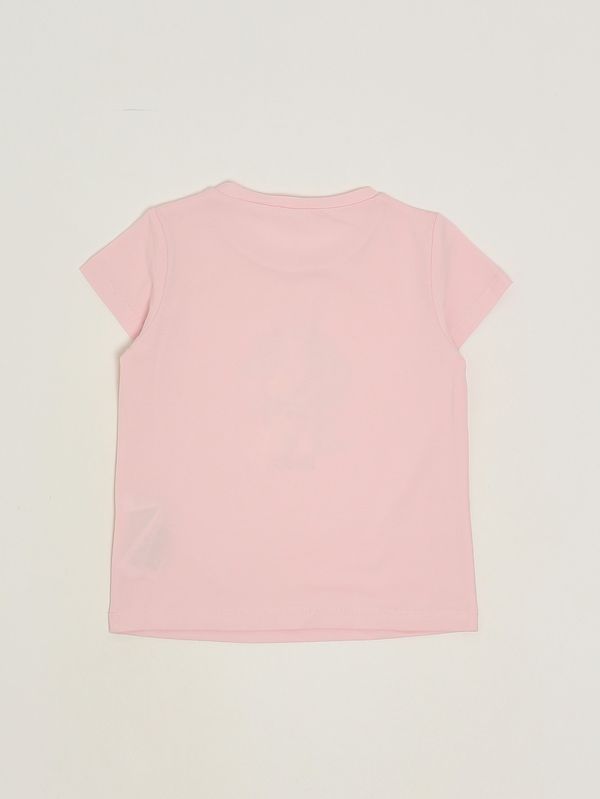 2. Mädchen-T-Shirt aus Stretch-Baumwolle Rosa Liu Jo ka6058js003