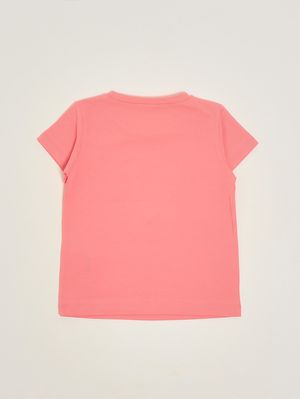 2. Mädchen-T-Shirt aus Baumwolle Rosa