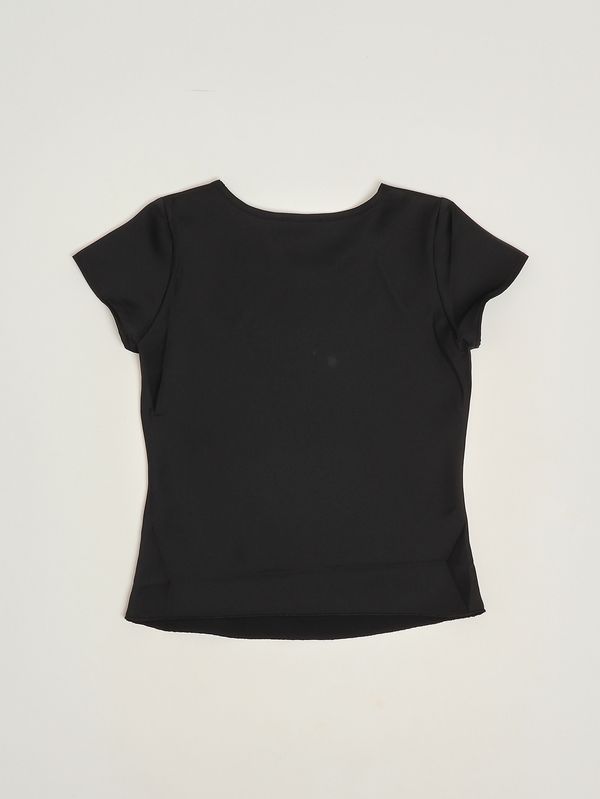 2. Girls' satin T-shirt Black Liu Jo ga6025t400a