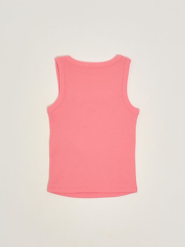 2. Top pour fille en coton stretch Rose Liu Jo ga6213j4822