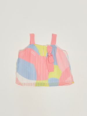 2. Top bambina in georgette Multicolor