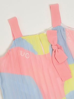 3. Top bambina in georgette Multicolor