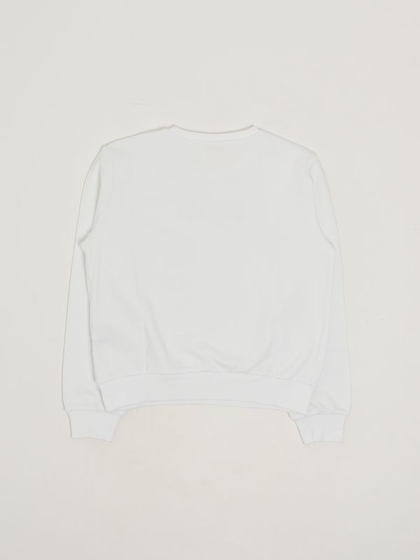 2. Sudadera para niña de mezcla de algodón Blanco Liu Jo ga6083fs858