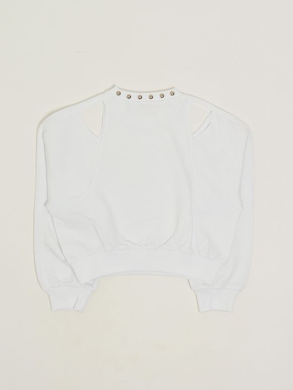 2. Sweatshirt für Mädchen aus Baumwollmix Weiß Liu Jo ga6106fs858