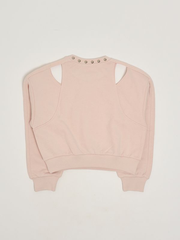 2. Sweatshirt für Mädchen aus Baumwollmix Hellrosa Liu Jo ga6106fs858