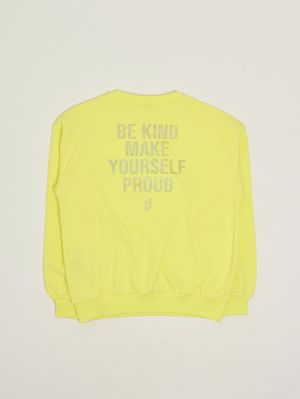 2. Sudadera de algodón para niña Amarillo