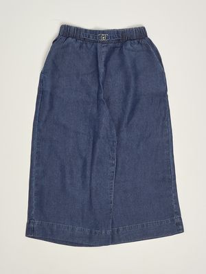 1. Mädchenjeans aus Lyocell Dunkler Denim