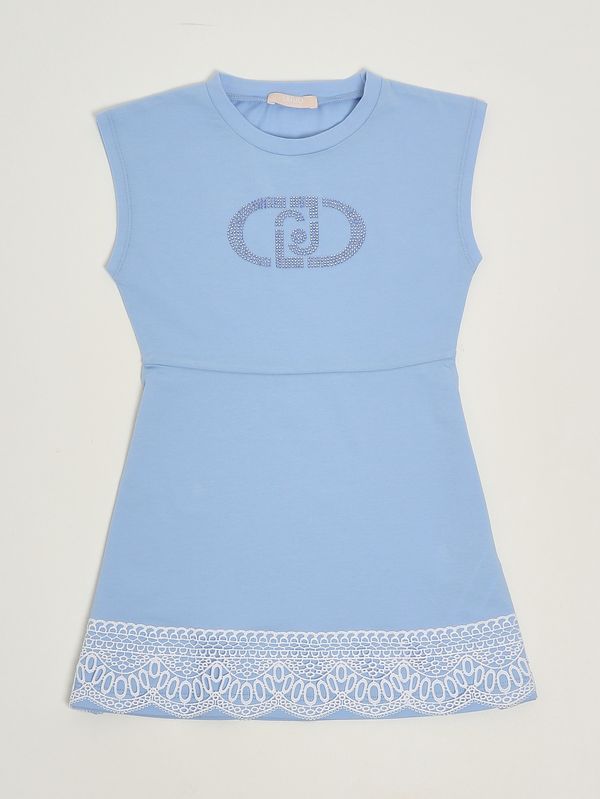 Robe pour fille en coton stretch Céleste Liu Jo