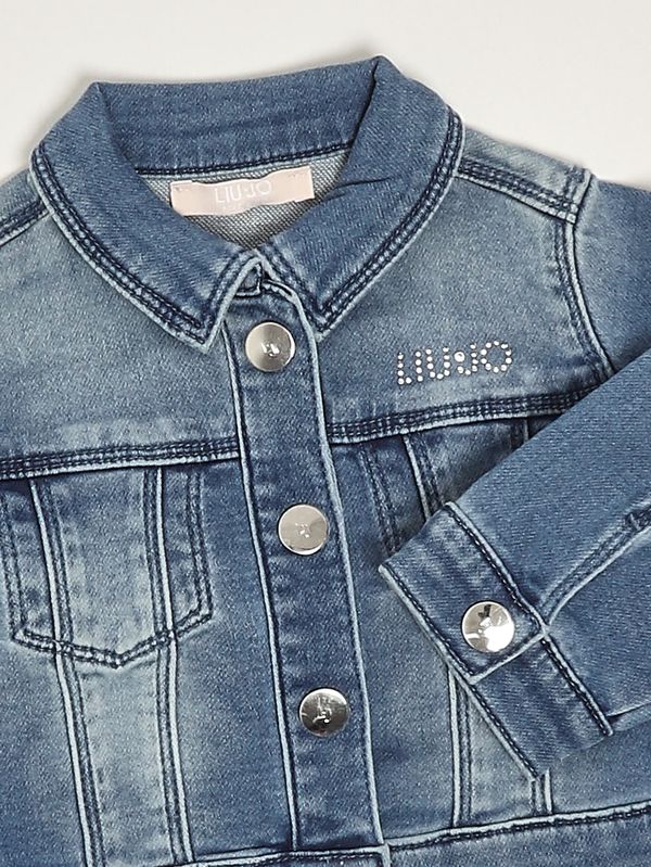 3. Giacca neonata in denim stretch Blu Denim Liu Jo ha6024d5046