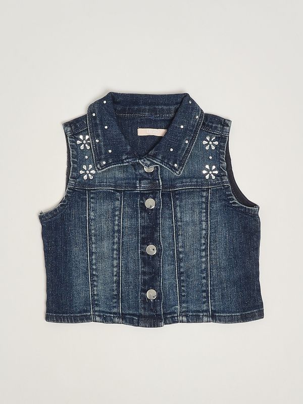 1. Mädchen-Denimweste Dunkler Denim Liu Jo ka6071d3246