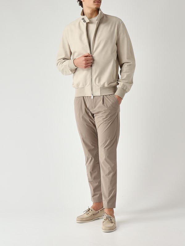 2. Veste homme Fox en cuir nubuck mastic Volfagli fox18