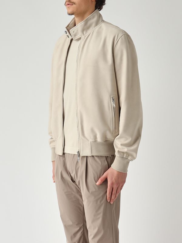 3. Veste homme Fox en cuir nubuck mastic Volfagli fox18