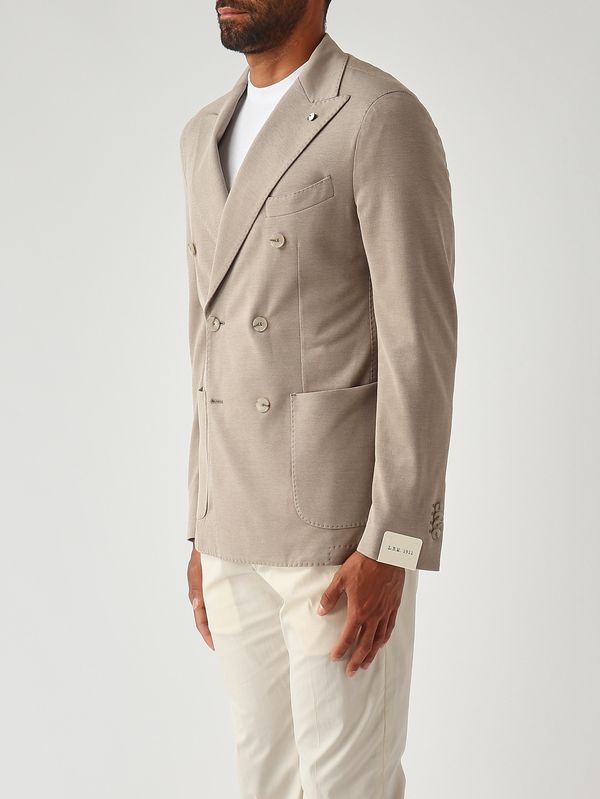 3. Men's cotton blazer Taupe L.B.M. 1911 281365202