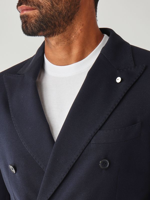 5. Blazer para hombre de algodón y seda Azul marino L.B.M. 1911 281365203