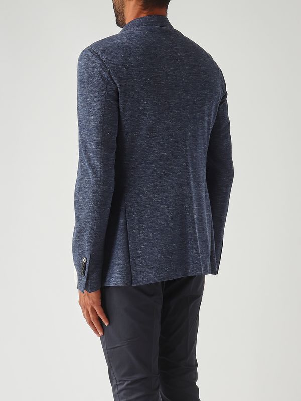4. Blazer de hombre de algodón y lino Azul L.B.M. 1911 281765204