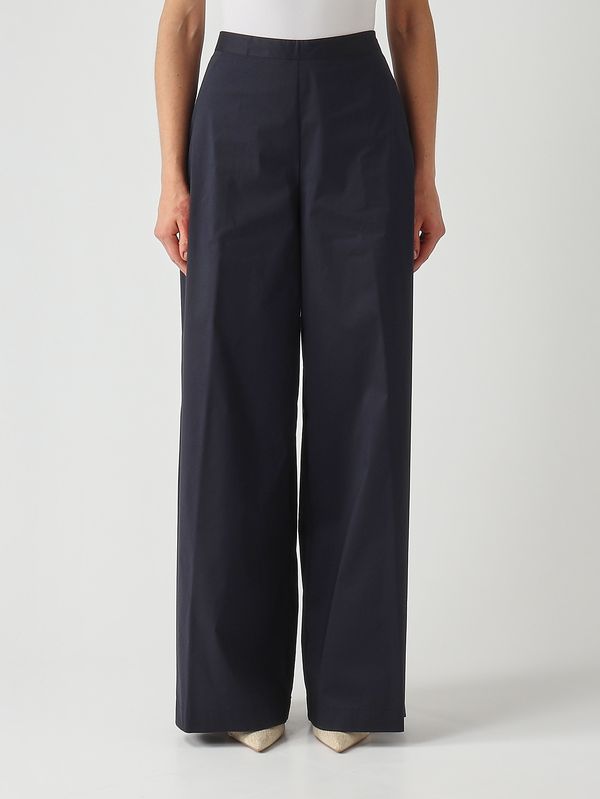 1. Pantalone donna Ilaria in misto cotone stretch Notte Liviana Conti l6sk87
