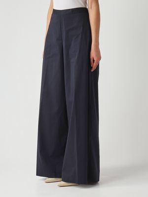 3. Pantalone donna Ilaria in misto cotone stretch Notte