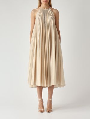 1. Federica women's cotton blend dress Ecru