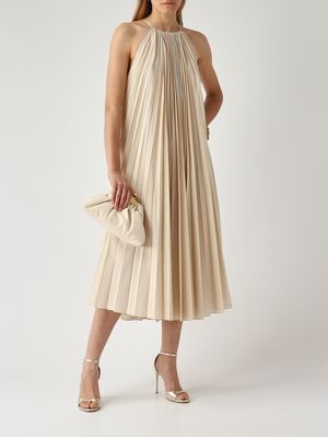 2. Federica women's cotton blend dress Ecru