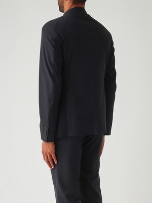 4. Blazer para hombre de tejido técnico elástico Azul marino
