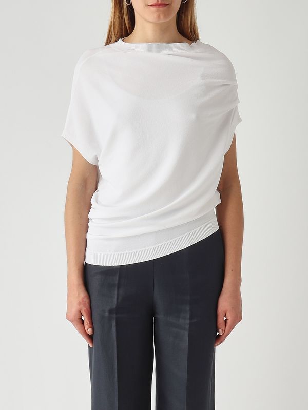 1. Damenpullover Larisa aus Viskosemischung Weiß Liviana Conti l6sa09