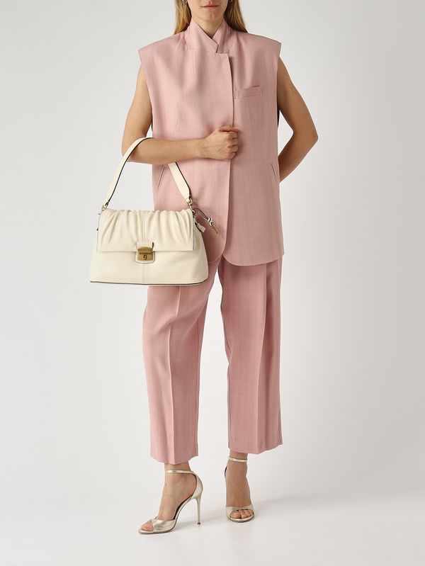 2. Gilet femme en viscose Poussière de rose Meimeij m6pw03