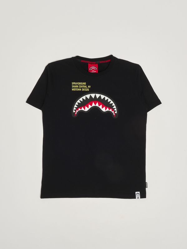 1. Kids' cotton t-shirt Black Sprayground spi1384
