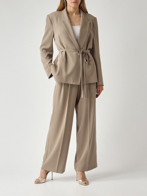 2. Giacca donna in cady Tortora Meimeij m6pf13