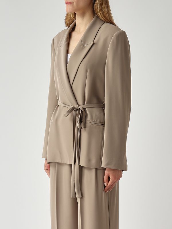 3. Giacca donna in cady Tortora Meimeij m6pf13
