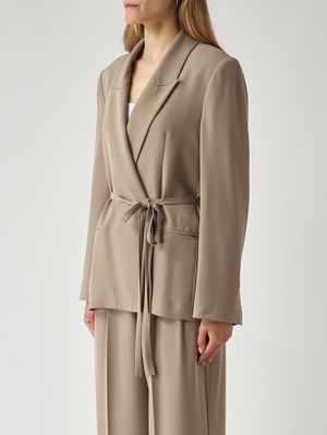 3. Giacca donna in cady Tortora