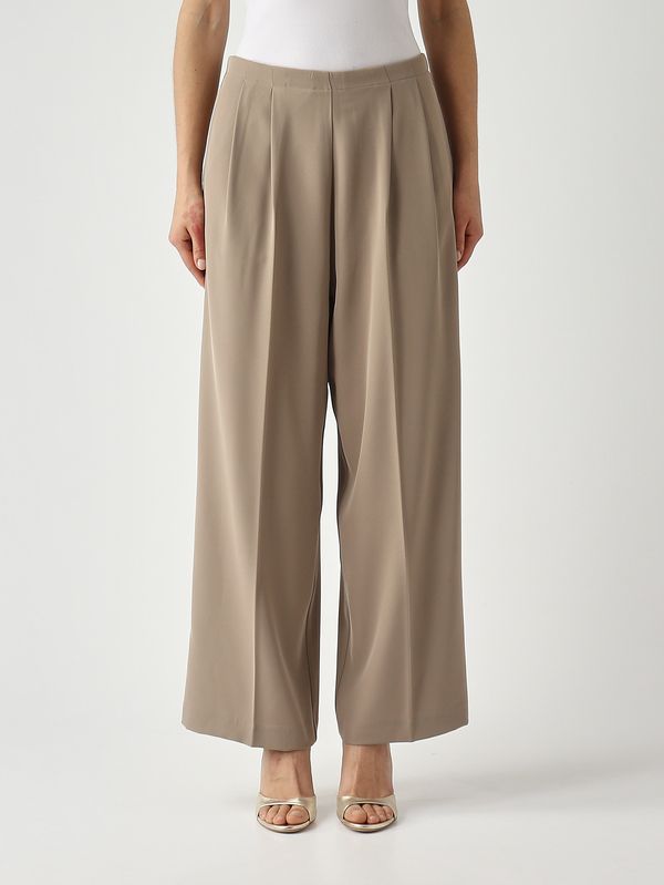1. Pantalone donna in cady Tortora Meimeij m6pf03