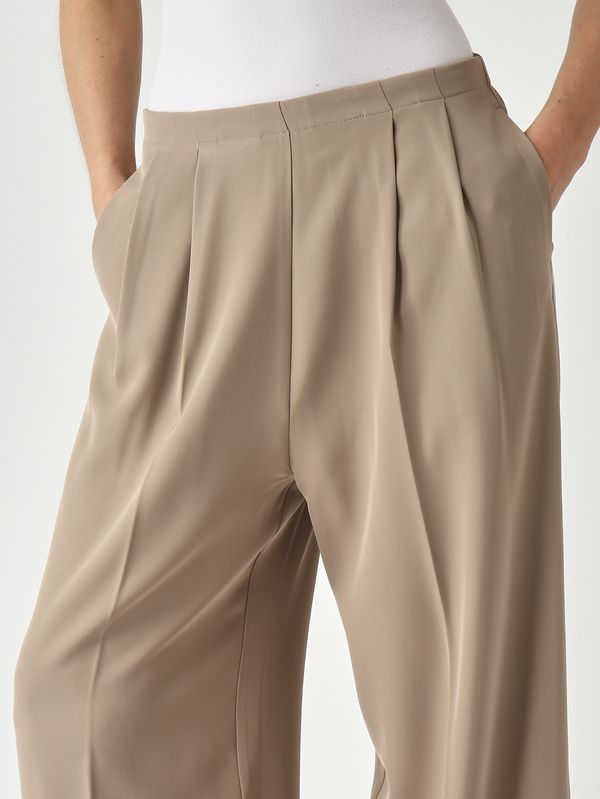 5. Pantalone donna in cady Tortora Meimeij m6pf03