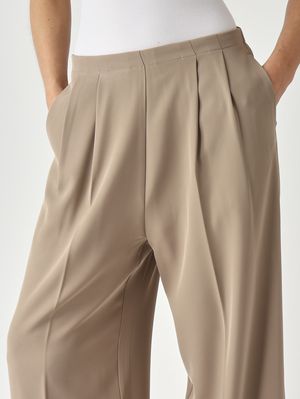 5. Pantalone donna in cady Tortora