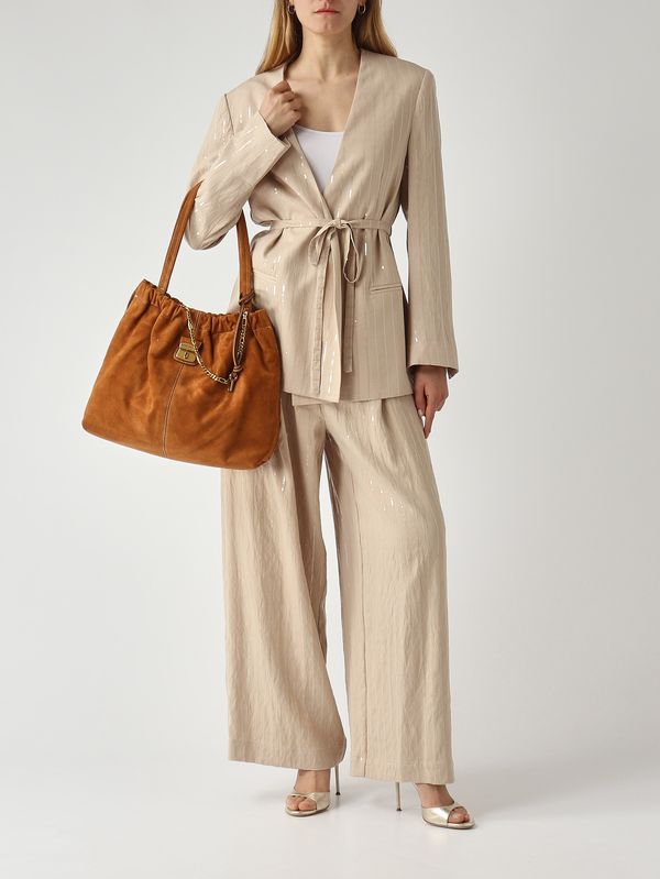 2. Women's viscose-blend jacket Sand Meimeij m6paf1