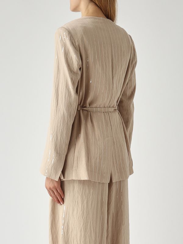 4. Women's viscose-blend jacket Sand Meimeij m6paf1