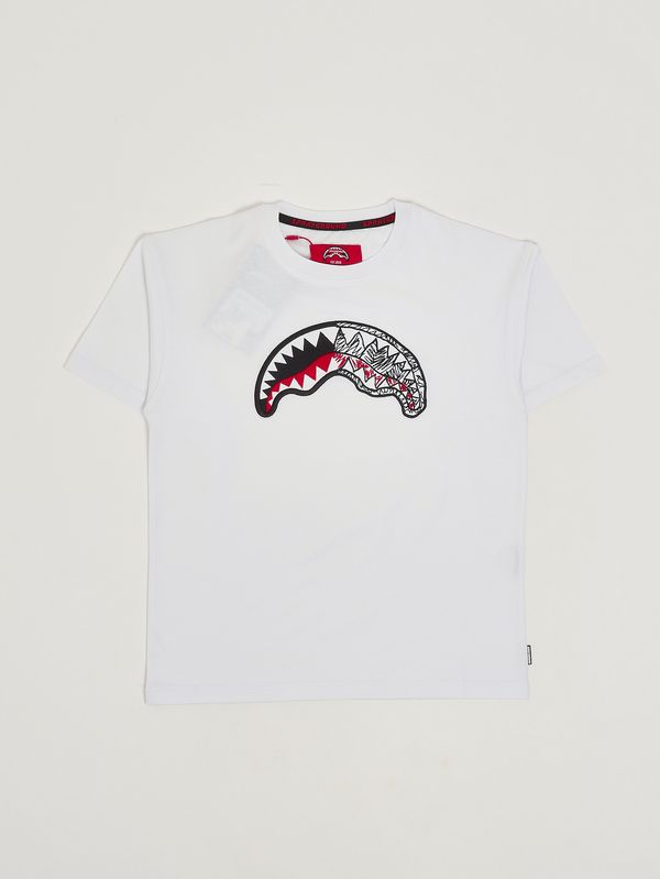 1. Kids' cotton t-shirt White Sprayground spy1413